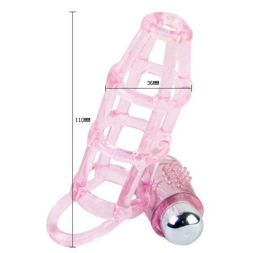 BAILE Sweet guaina per pene con anello vibrante