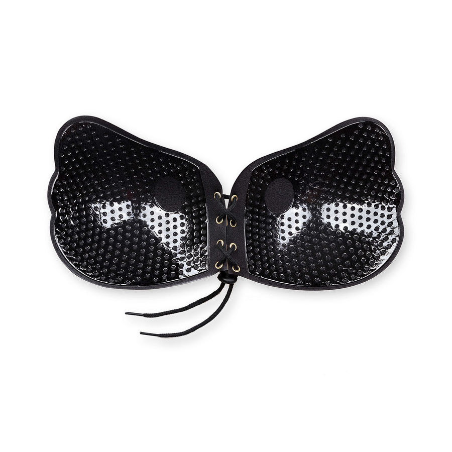 BYE BRA Lace It reggiseno adesivo, nero, coppa B