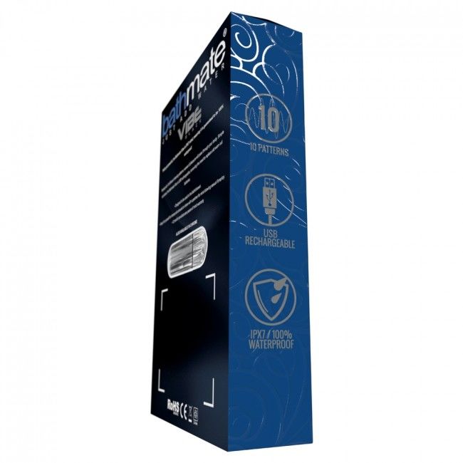 Minivibratore BATHMATE Vibe, argento