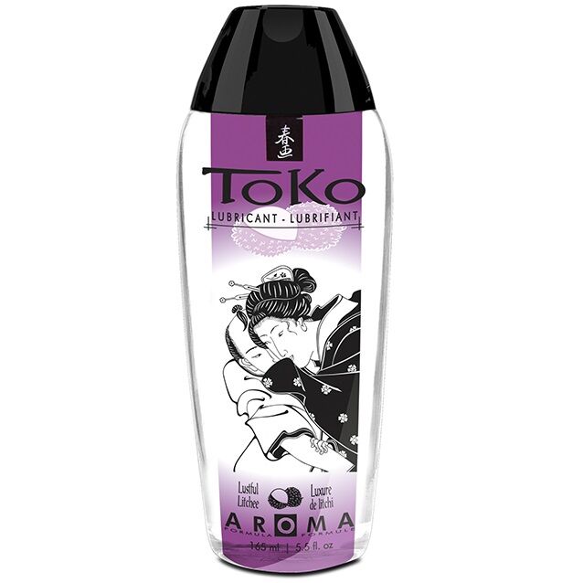 Shunga Toko Lustful Litchee lubrificante aromatizzato, 165 ml