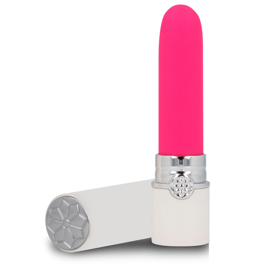 Mini vibratore LIPS STYLE Cleo bianco e rosa