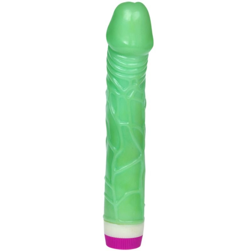BAILE Waves of Pleasure vibratore realistico da 23 cm, verde