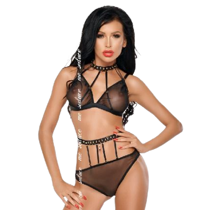 Completo lingerie nero ME-SEDUCE Dotty