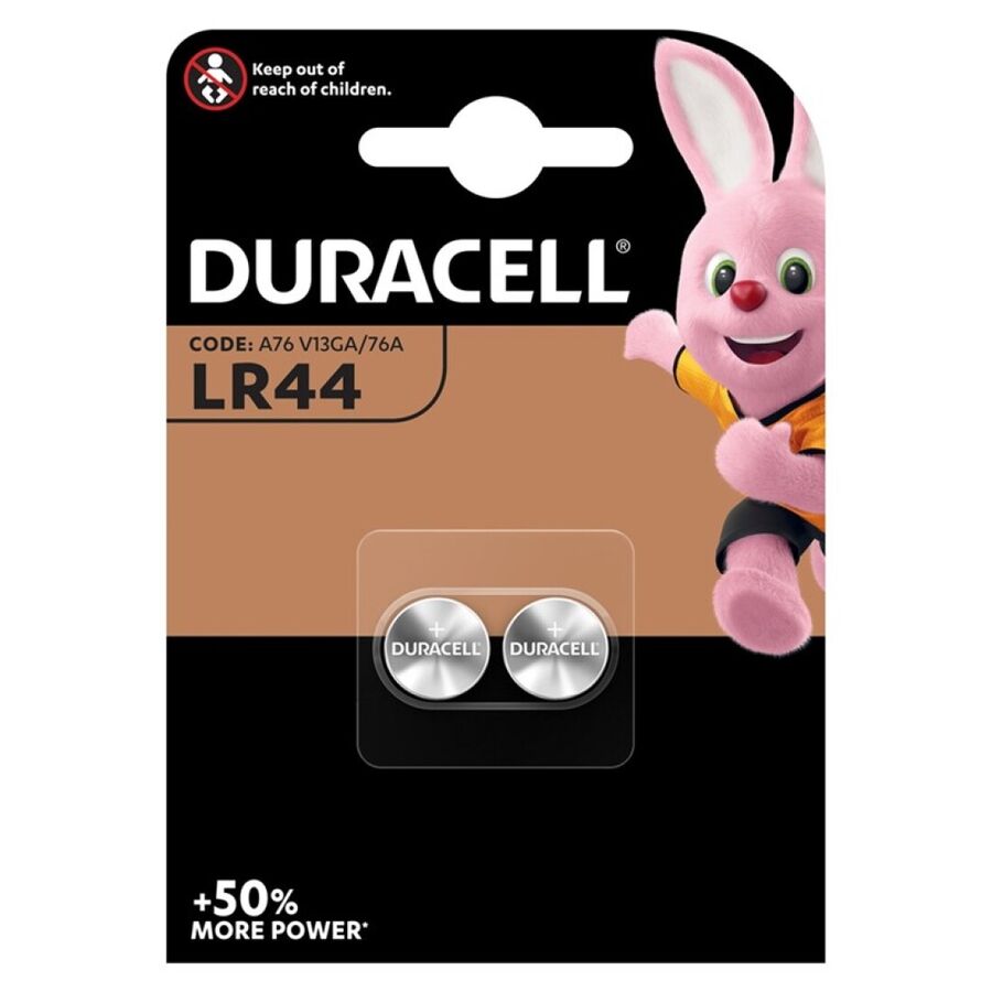 Pila a bottone LR44, lunga durata e affidabilità per piccoli dispositivi DURACELL