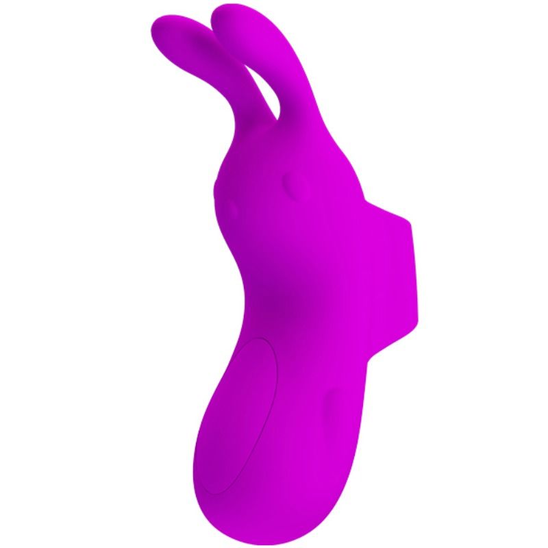 Vibratore da dito Pretty Love con stimolatore a forma di coniglio