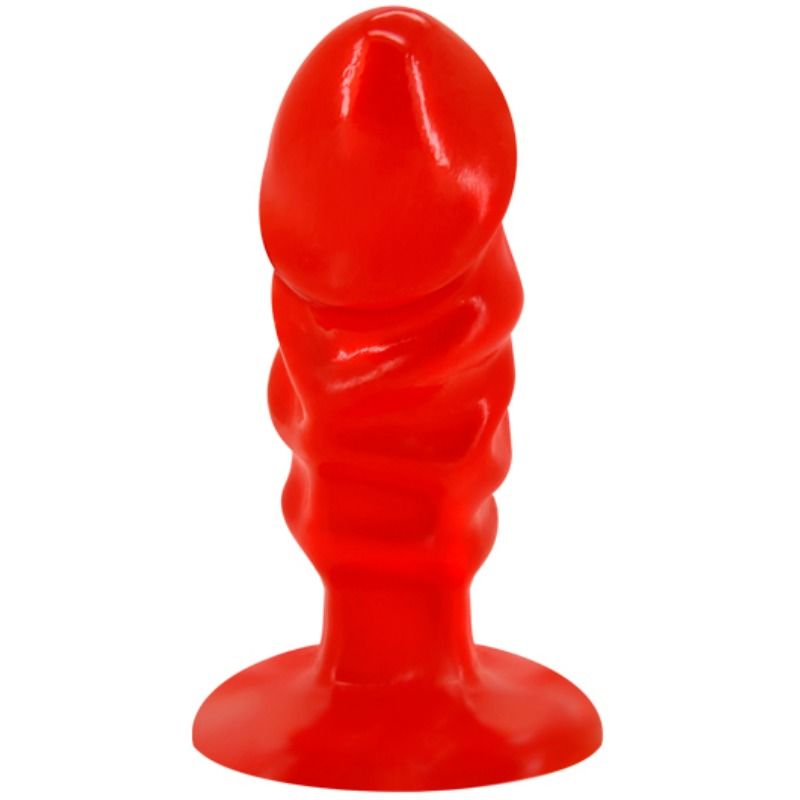 Plug anale BAILE con ventosa rossa