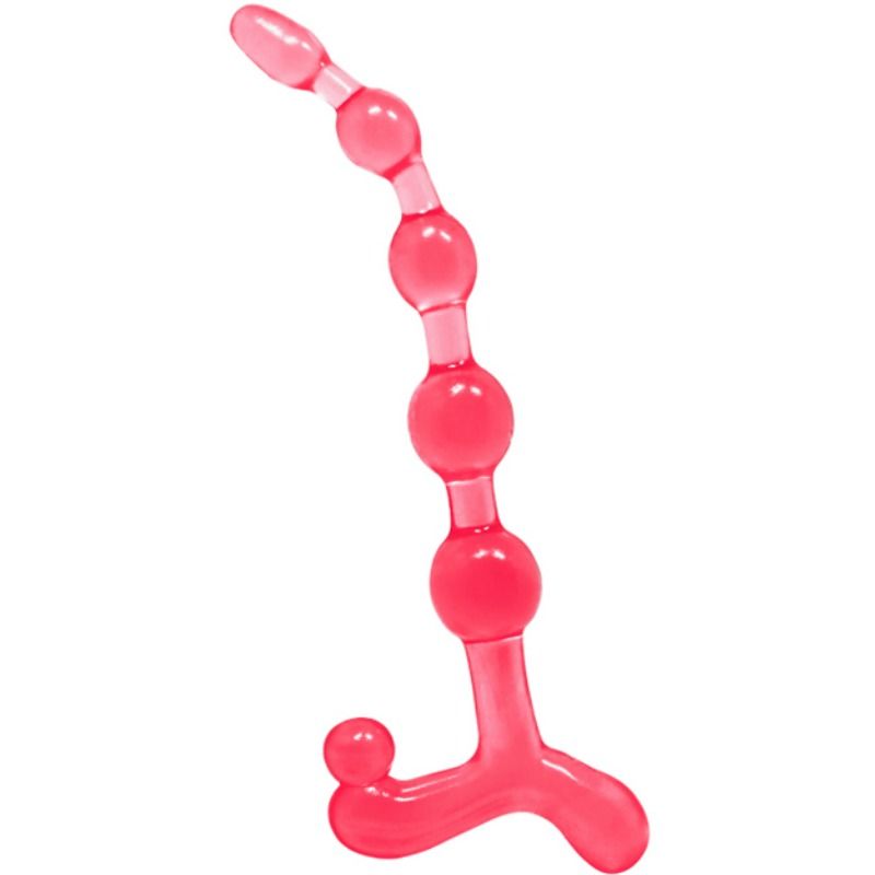 Palline anali BAILE Bendy Twist rosse