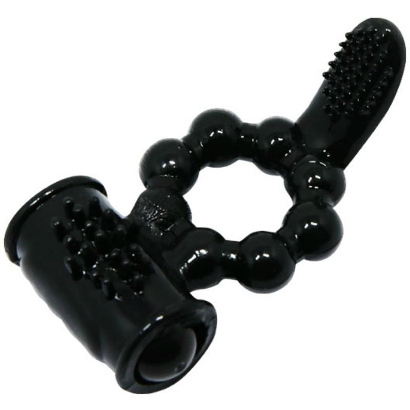 BAILE Sweet Ring, anello vibrante per il pene con stimolatore clitorideo