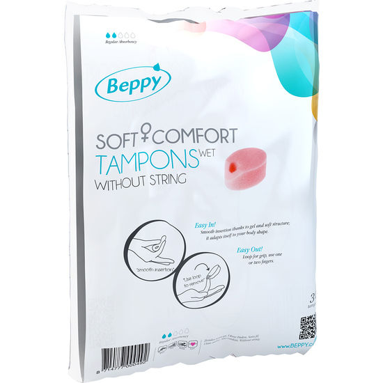 BEPPY Soft Comfort Wet, tamponi morbidi, 30 pezzi