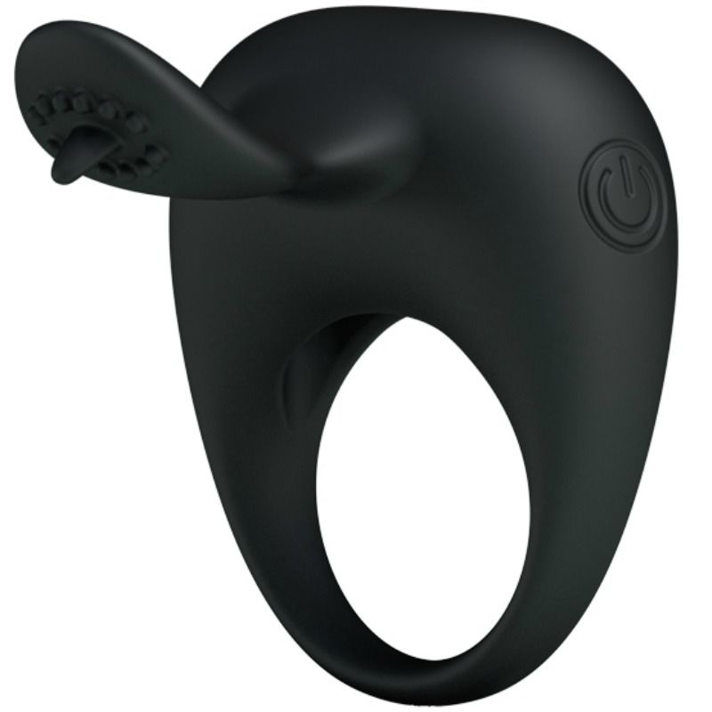 Anello vibrante per il pene Pretty Love con stimolatore a forma di lingua