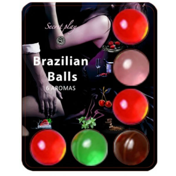 Secretplay Hot Balls: 6 palline brasiliane aromatizzate