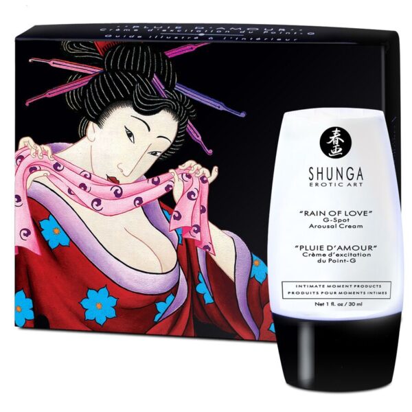 Crema per il punto G SHUNGA Rain of Love con guida, 30 ml