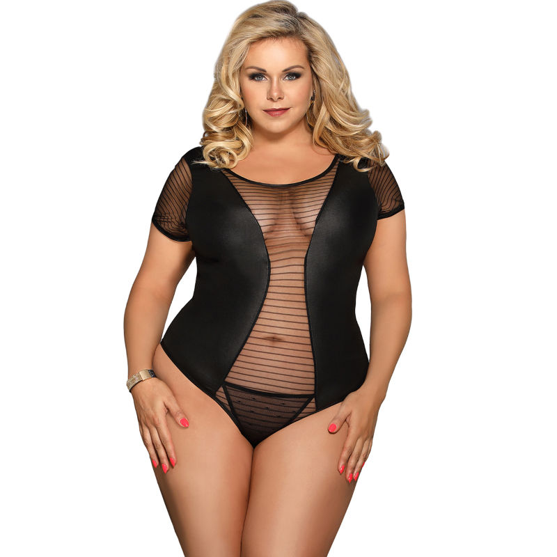 Body fetish SUBBLIME Queen Plus con maniche corte