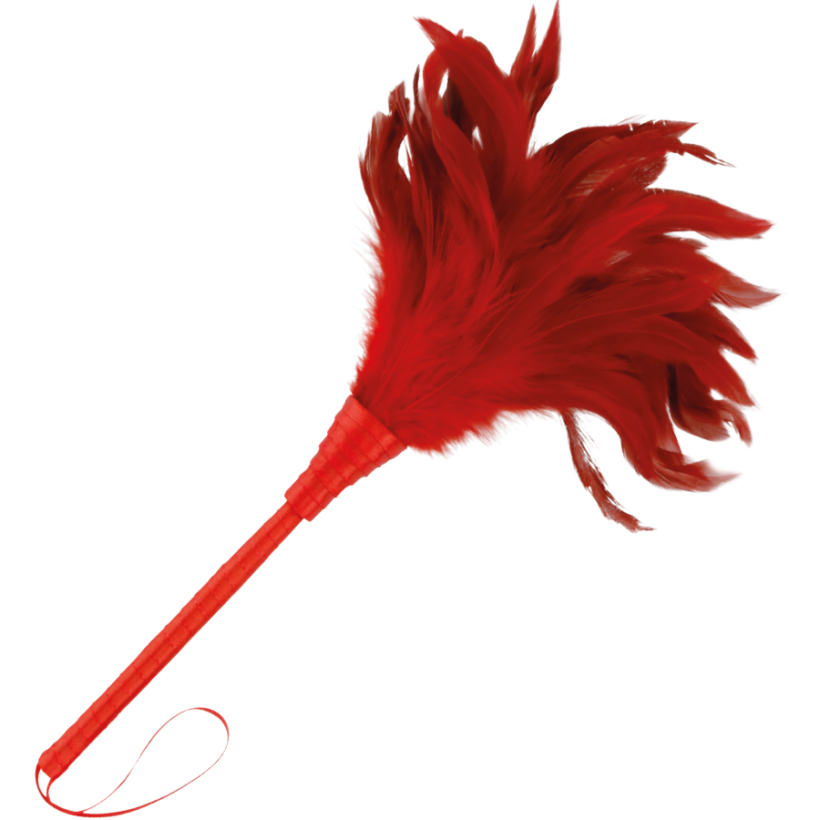 Piuma rossa DARKNESS SENSATIONS, 24 cm