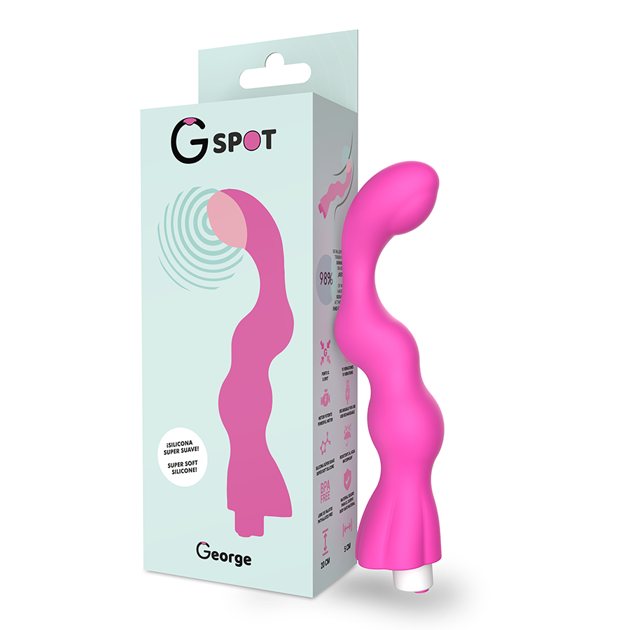 Vibratore per il punto G G-SPOT George, rosa