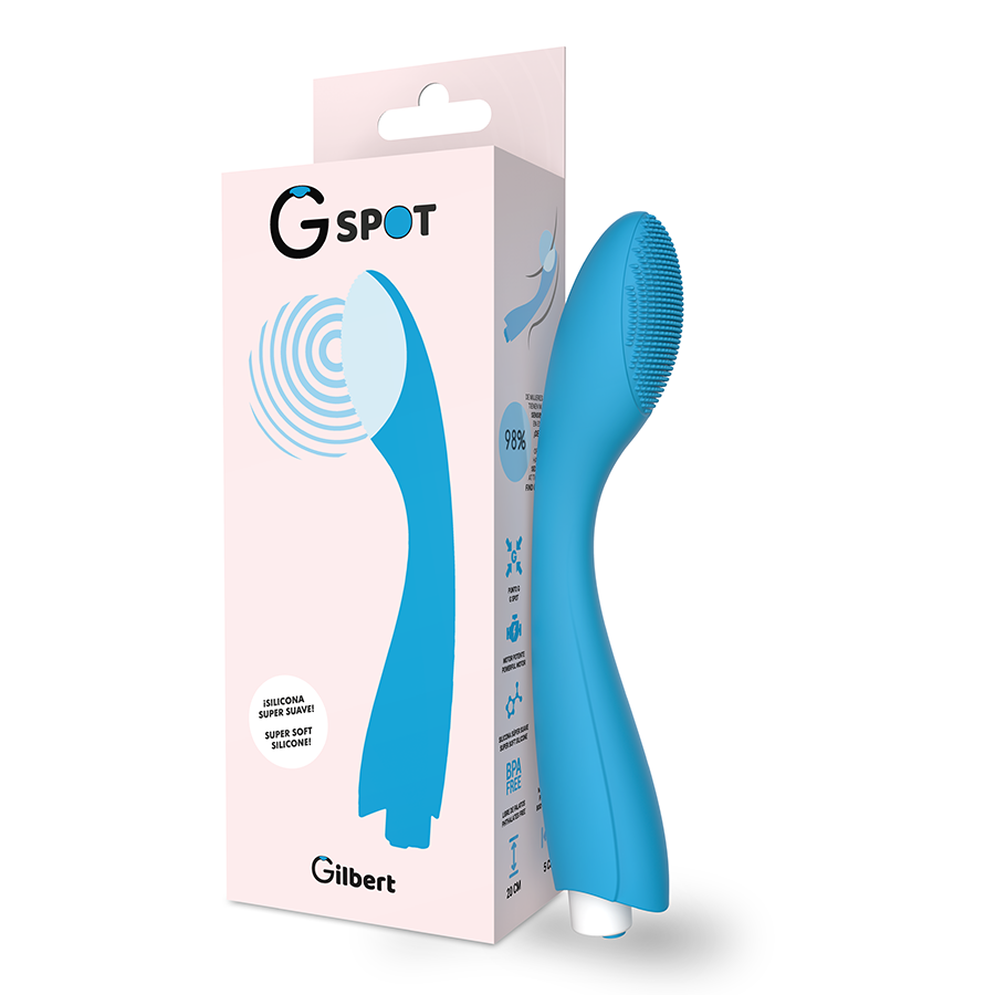 Vibratore punto G G-SPOT Gylbert, turchese