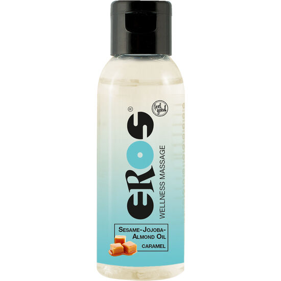 Olio da massaggio EROS Classic Line al caramello, 50 ml