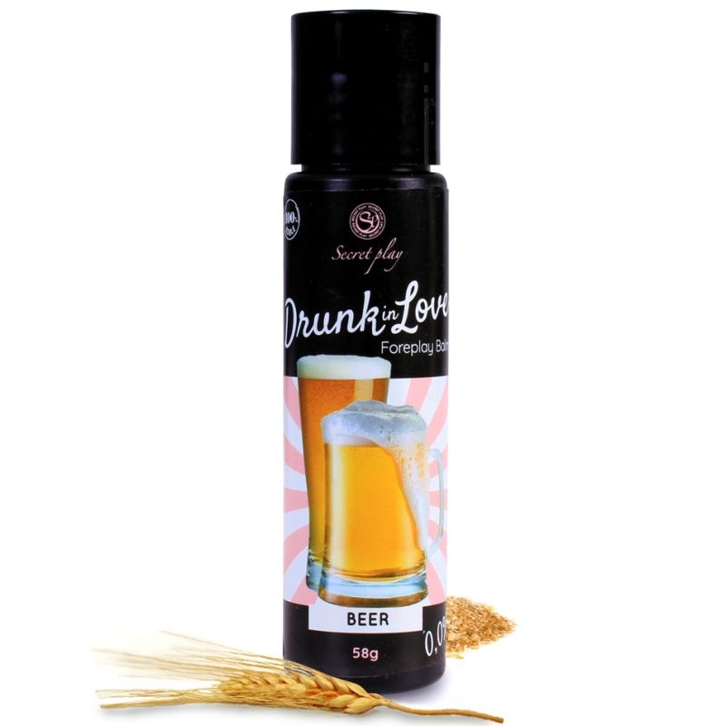 Secretplay Drunk in Love: lubrificante al gusto di birra, 60 ml