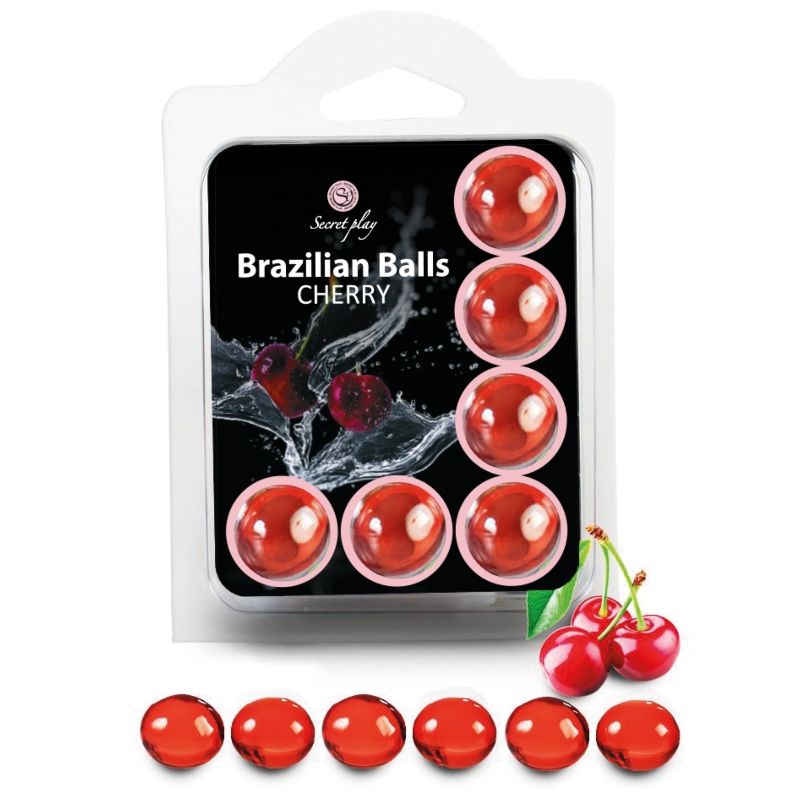 Secretplay Brazilian Balls alla ciliegia con lubrificante