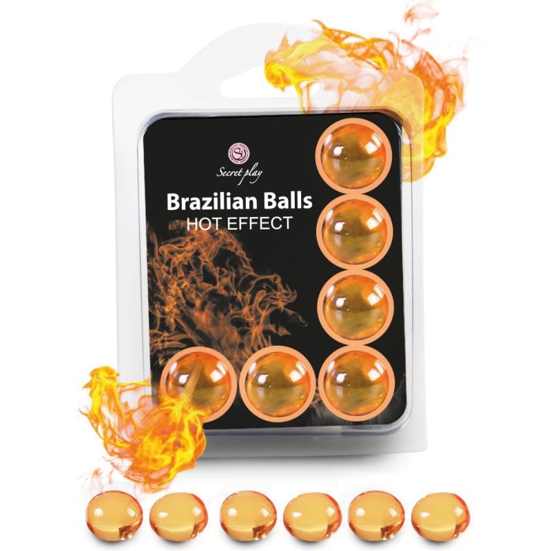 Secretplay Brazilian Balls effetto riscaldante, 6 pezzi