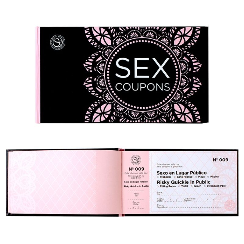 SECRETPLAY Sex Coupons, gioco erotico in spagnolo e inglese