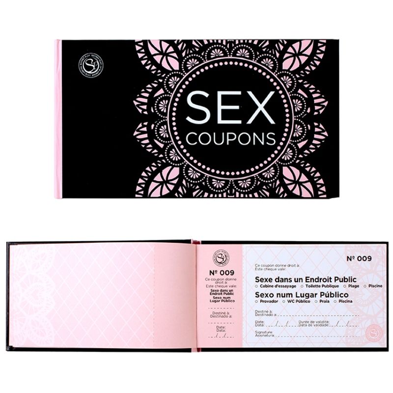 SECRETPLAY Sex Coupons, gioco erotico in francese e portoghese