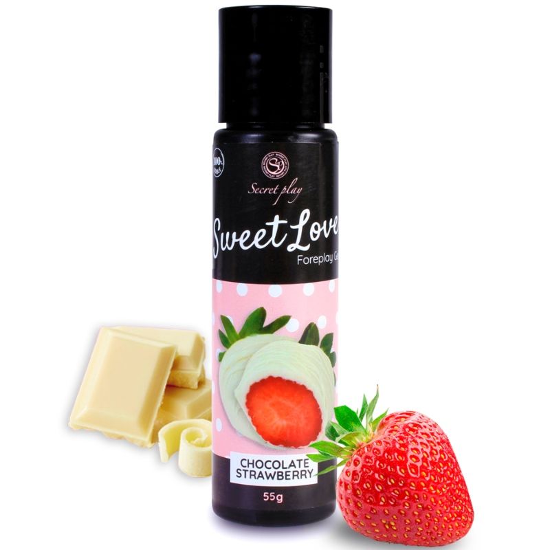 Secretplay Sweet Love lubrificante al gusto di fragola e cioccolato bianco