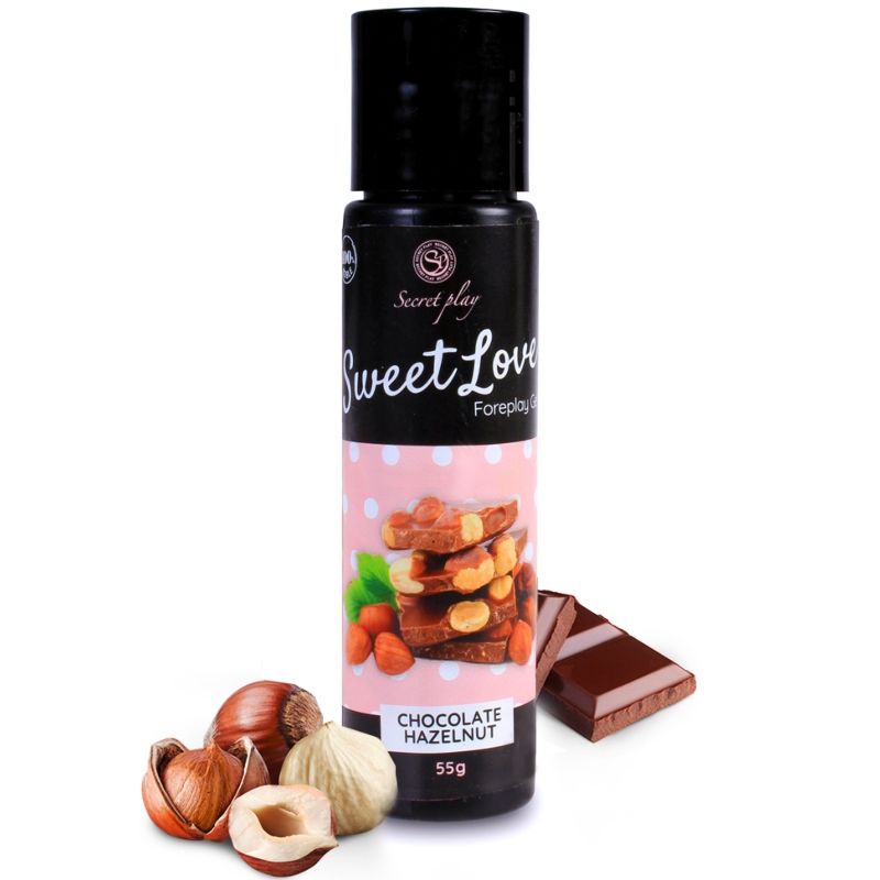 Gel lubrificante Secretplay Sweet Love al gusto di cioccolato e nocciola, 60 ml