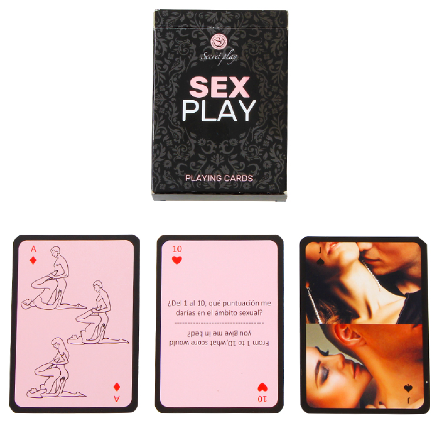 SECRETPLAY Sex Play, gioco di carte erotico in spagnolo e inglese