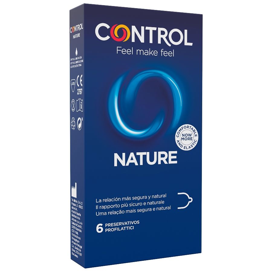 Preservativi CONTROL Adapta Nature standard, 6 pezzi