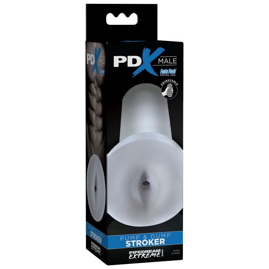 EXTREME TOYZ PDX Male masturbatore, trasparente