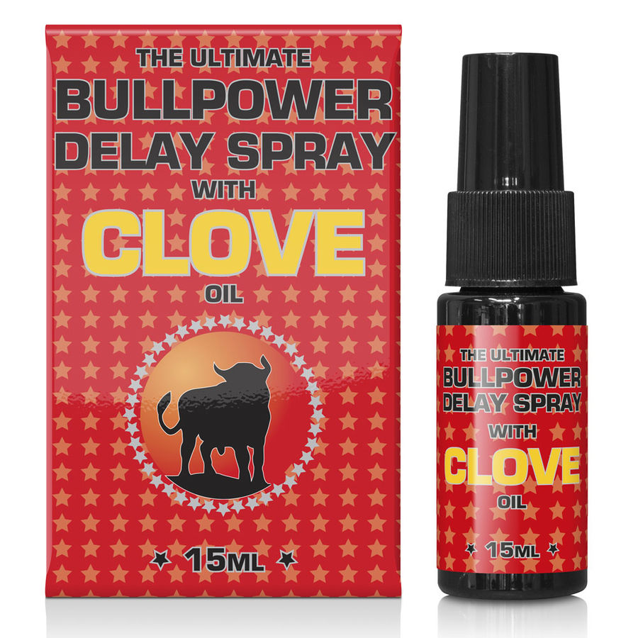 Cobeco Bull Power Clove spray ritardante con olio di chiodi di garofano, 15 ml