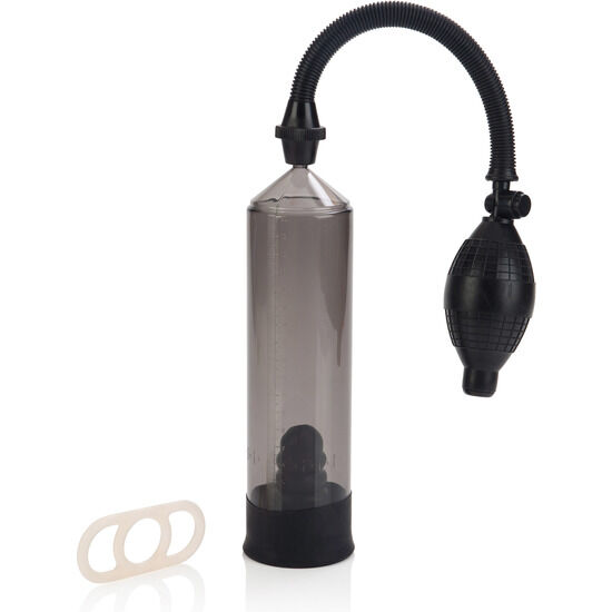 Pompa per pene CalExotics Precision Pump con anello in silicone