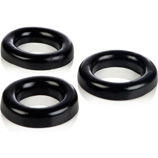 CALEXOTICS Colt 3 Ring Set: 3 anelli per il pene in silicone
