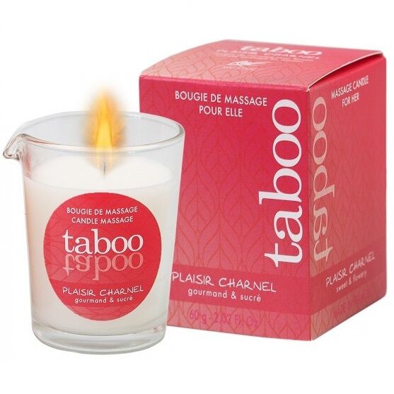 Candela da massaggio RUF Taboo Plaisir Charnel, 60 g