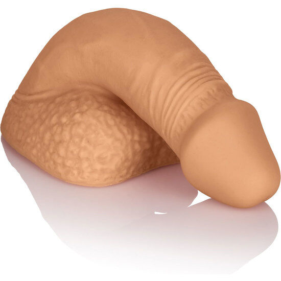 CalExotics Silicone Packing Penis, dildo packer color caramello