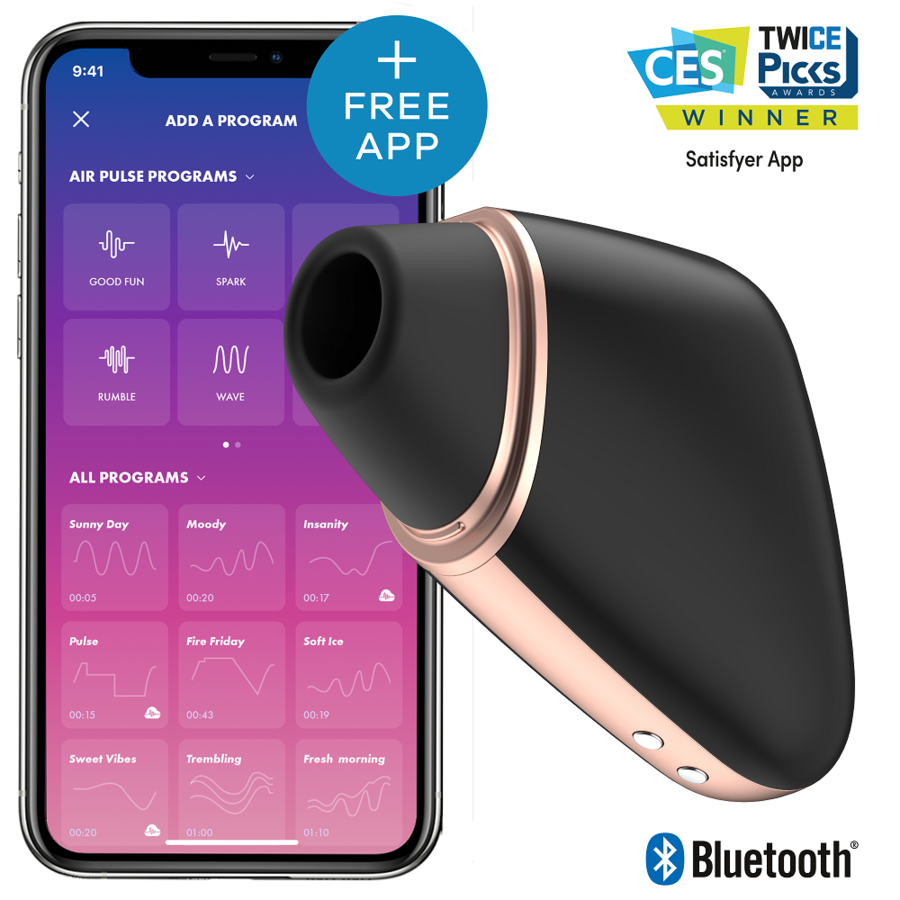 Satisfyer Love Triangle vibratore a onde di pressione