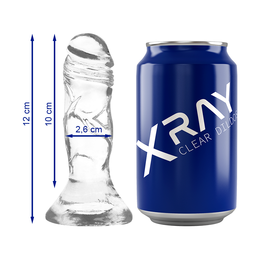 X RAY Clear, dildo realistico con ventosa