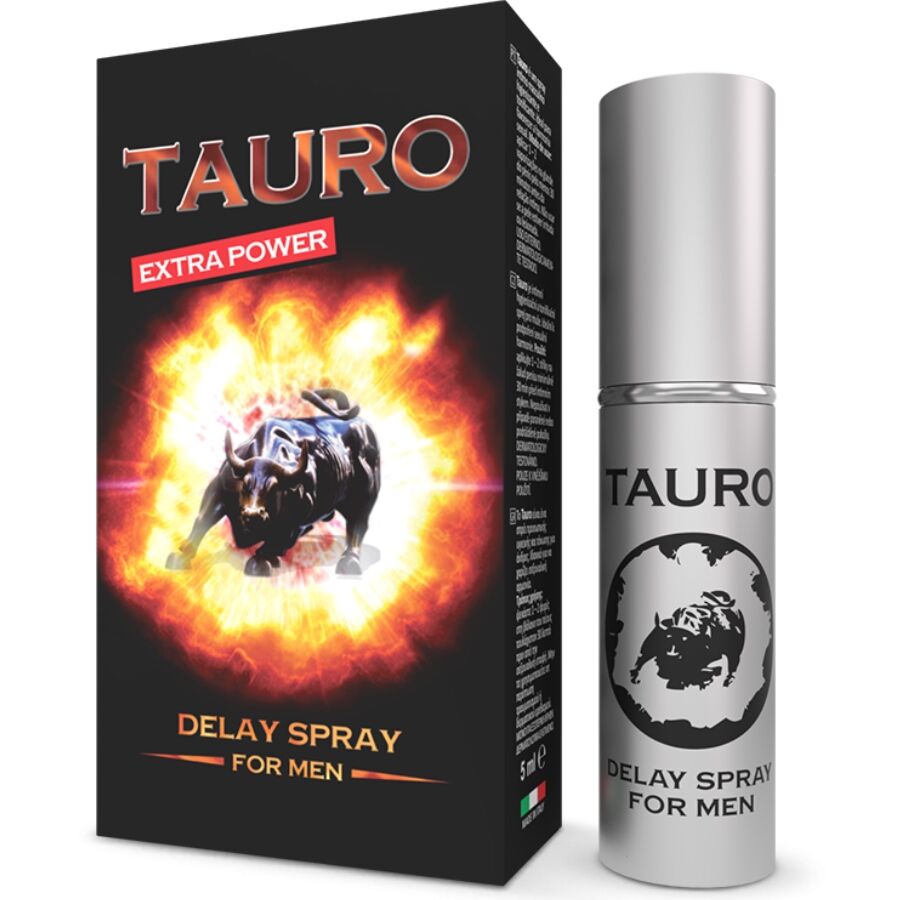 TAURO Extra Power spray ritardante per uomini, 5 ml