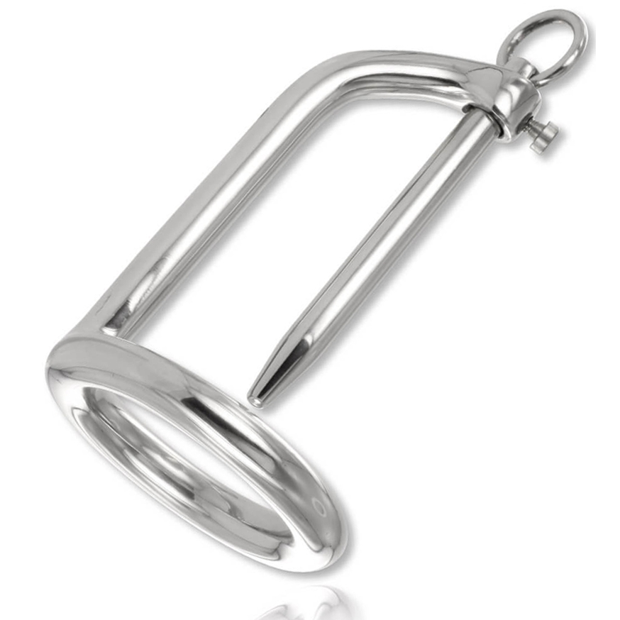 METAL HARD anello per il glande con plug uretrale