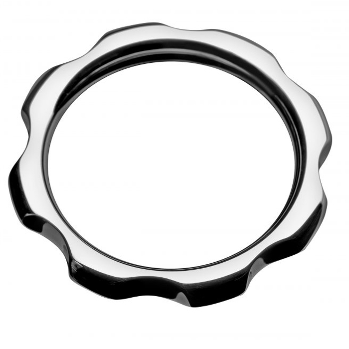 METAL HARD anello per pene senza vibrazione in acciaio, 50 mm