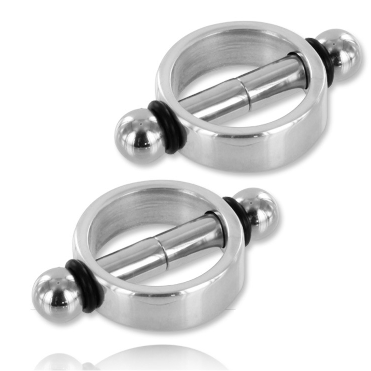 METAL HARD pinze magnetiche per capezzoli, set da 2
