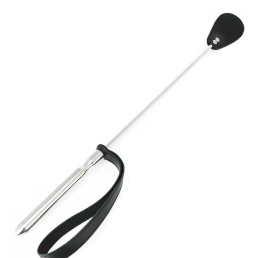 Frustino BDSM METAL HARD in acciaio inox e pelle