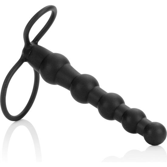CalExotics Love Rider Beaded, dildo per doppia penetrazione
