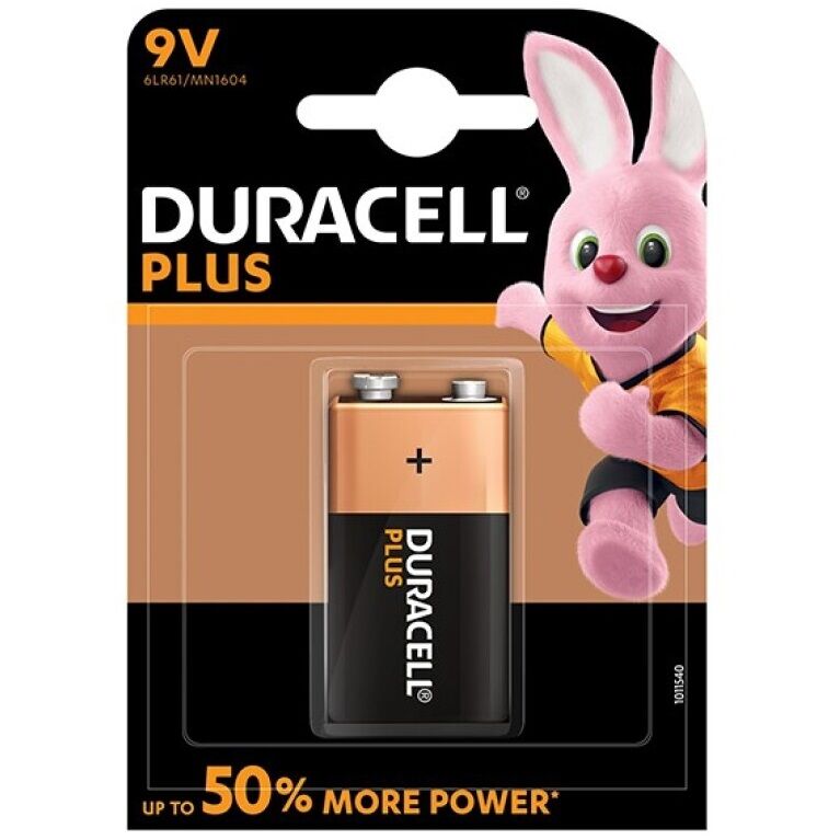 Batteria alcalina da 9 V a lunga durata per rilevatori di fumo e telecomandi DURACELL
