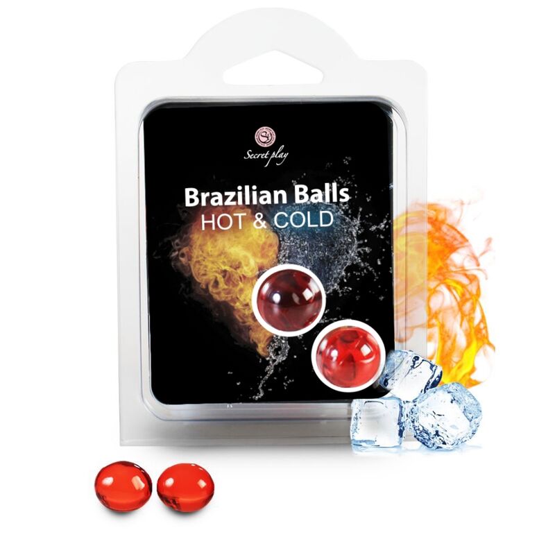 Secretplay Brazilian Balls con effetto caldo e freddo, 2 pezzi