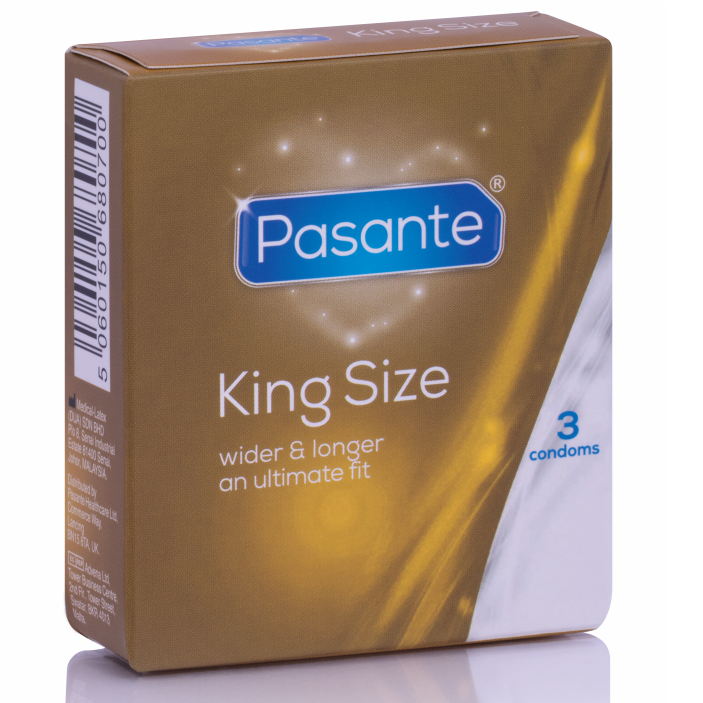 Preservativi PASANTE King Size, 3 pezzi