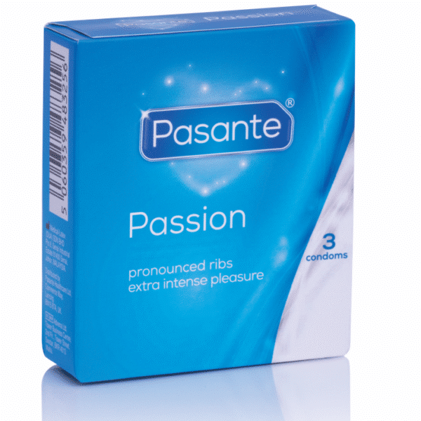 Preservativi Pasante con puntini, 3 pezzi