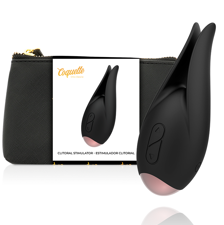 Stimolatore clitorideo Coquette Chic Desire con fiore dorato