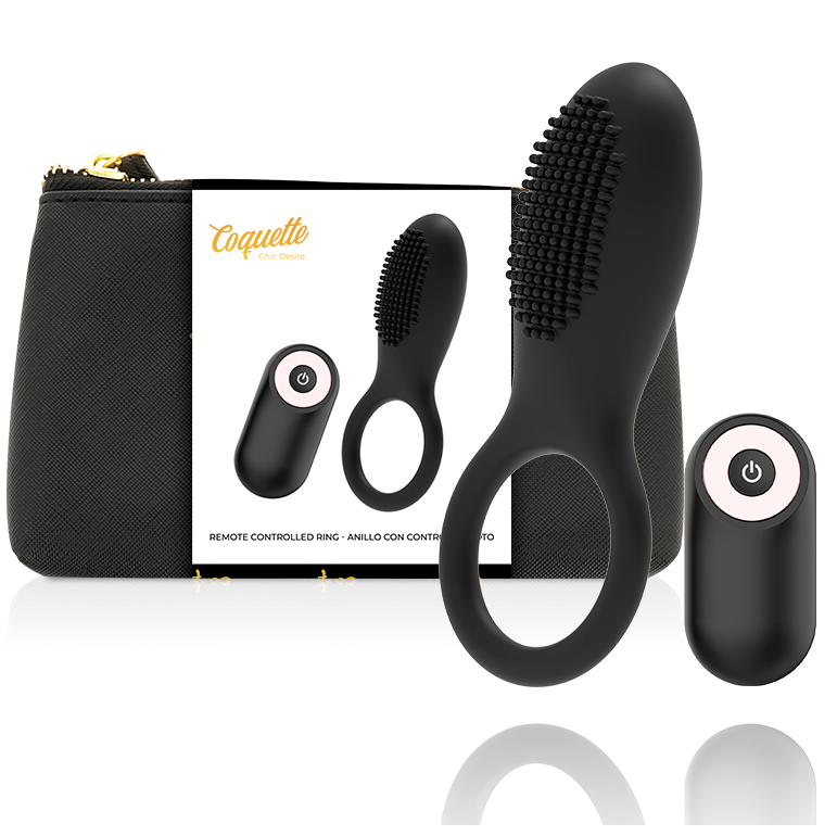 Anello vibrante per pene Coquette Chic Desire con telecomando